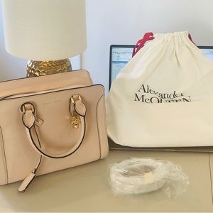 Alexander McQueen-Pebbled Leather - USED but still looks great. Will post pics